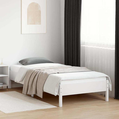 Bed Frame | White | Solid Pine Wood | Single | Minimalistic | Bed Frame