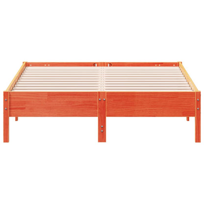 Bed Frame | Wax Brown | Solid Pine Wood | Double | Heavy Weight Endurance