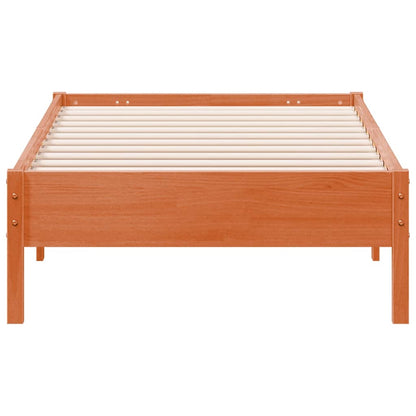 Bed Frame | Wax brown | Solid pine wood | Small Single | Durable