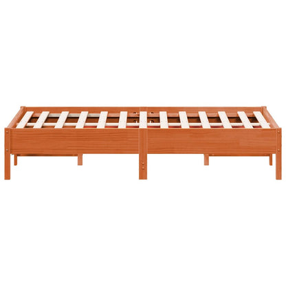 Bed Frame | Wax brown | Solid pine wood | Small Single | Durable