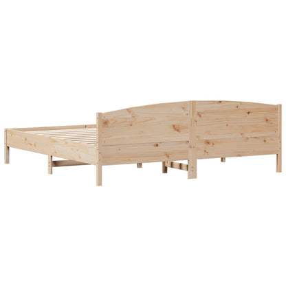 Bed Frame | Natural Wood | Solid Pine wood | Super King | Bed Frame