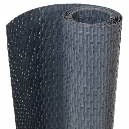 Balcony Screen Anthracite 300x80 cm Poly Rattan