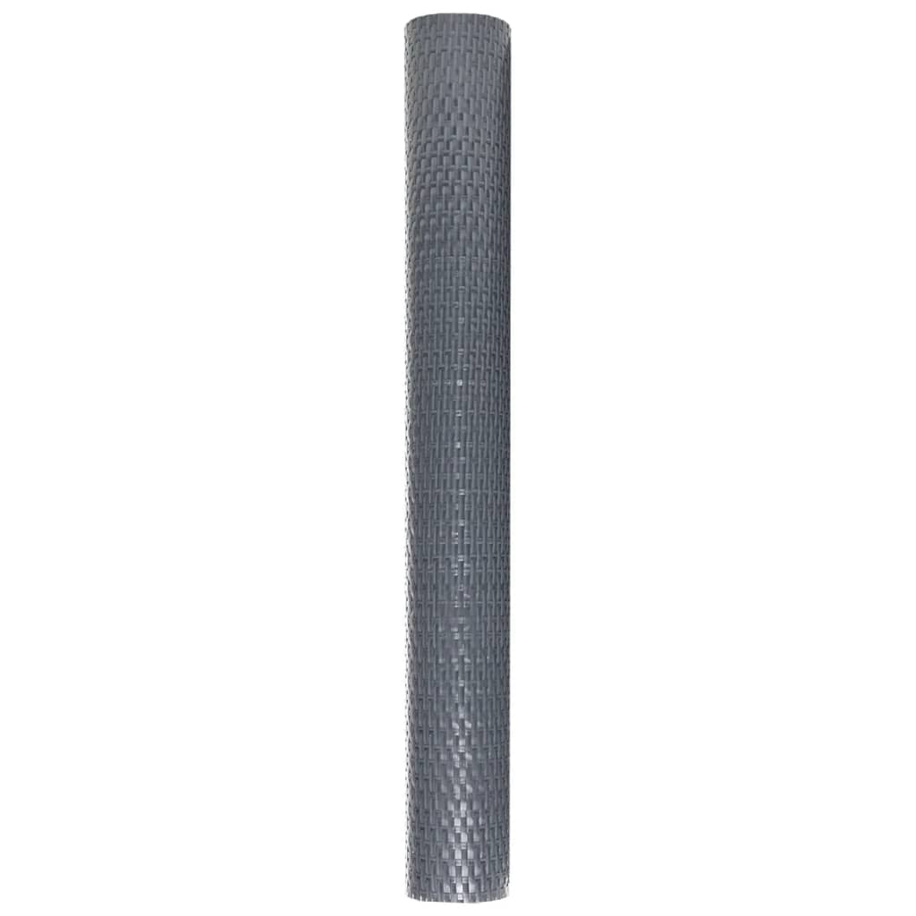 Balcony Screen Anthracite 300x80 cm Poly Rattan