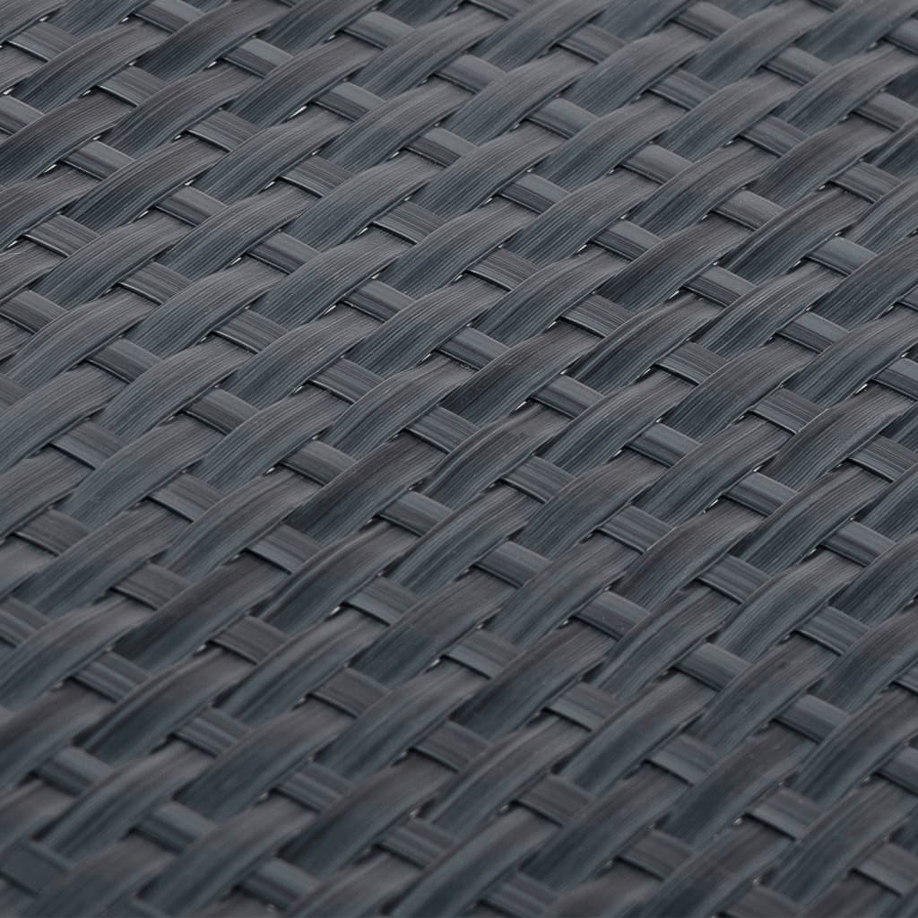 Balcony Screen Anthracite 300x80 cm Poly Rattan