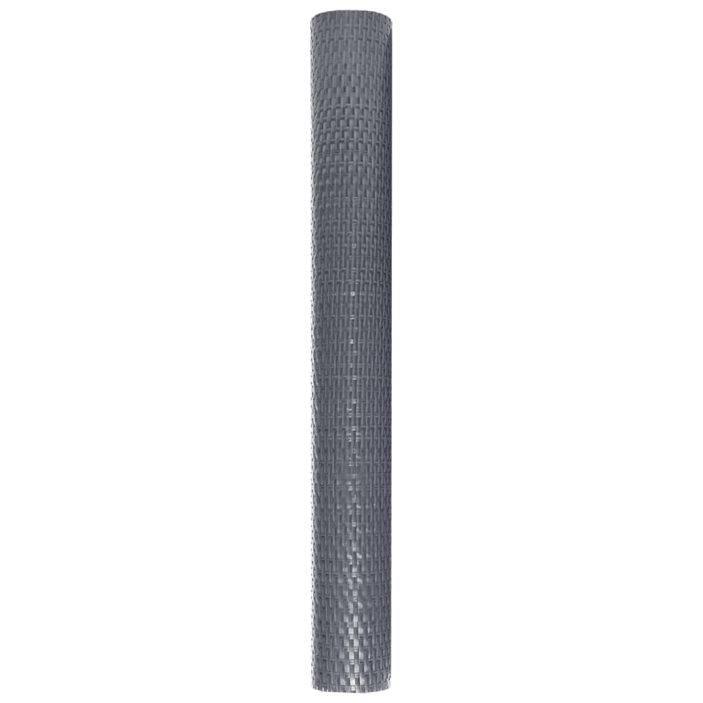 Balcony Screen Anthracite 300x100 cm Poly Rattan