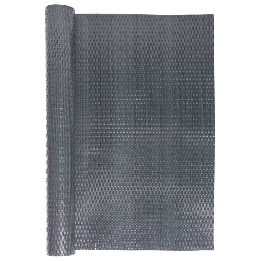 Balcony Screen Anthracite 400x90 cm Poly Rattan