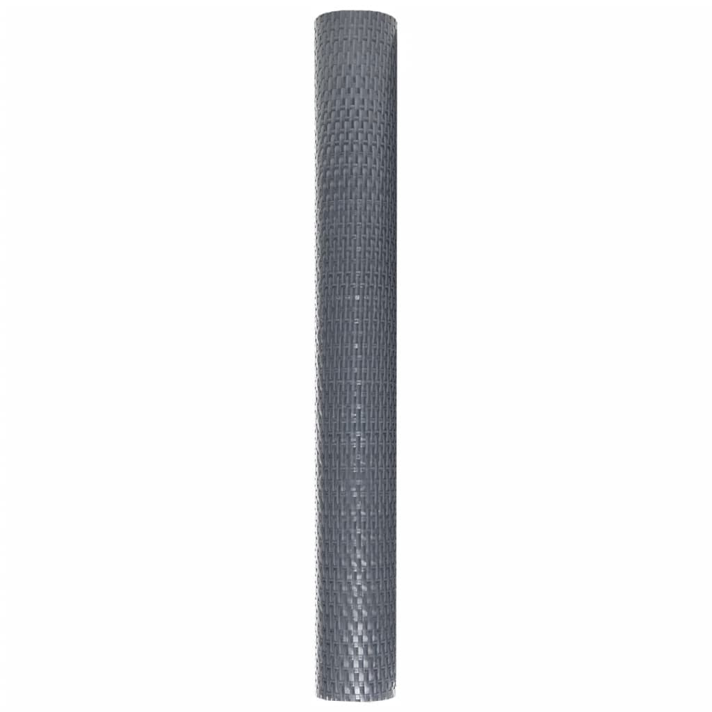 Balcony Screen Anthracite 400x90 cm Poly Rattan