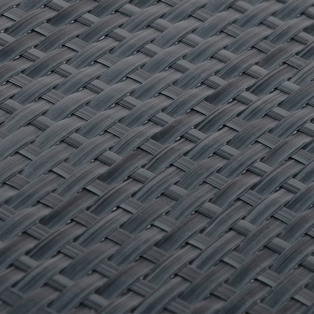 Balcony Screen Anthracite 400x90 cm Poly Rattan
