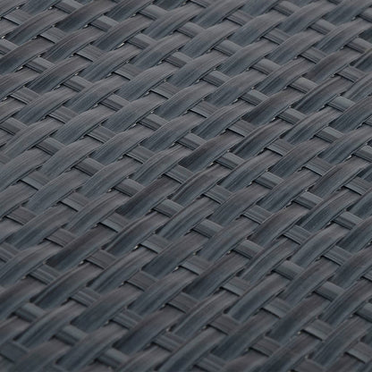 Balcony Screen Anthracite 400x90 cm Poly Rattan