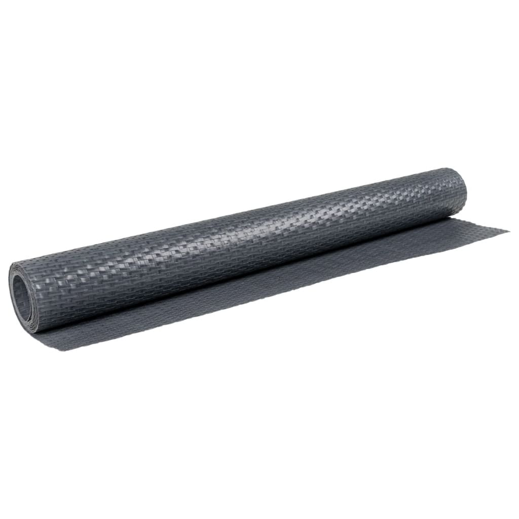 Balcony Screen Anthracite 500x80 cm Poly Rattan