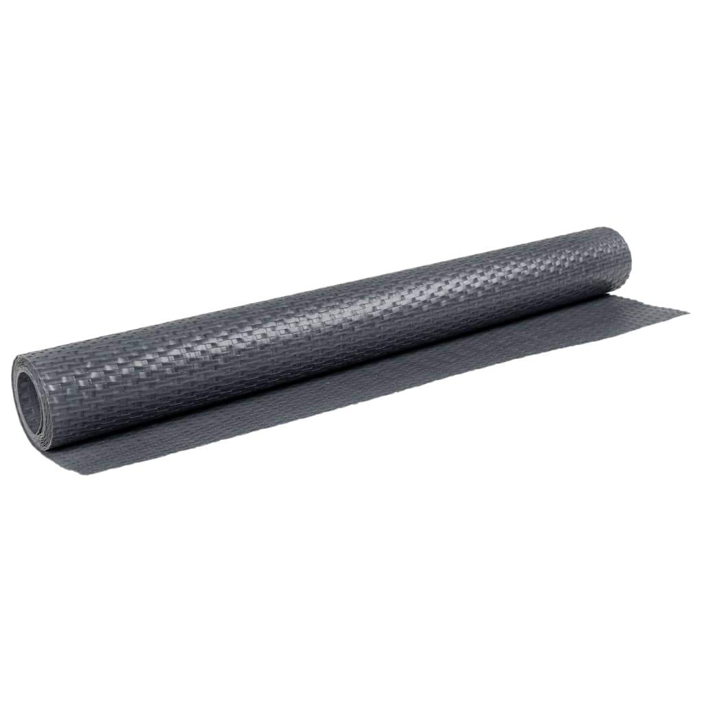 Balcony Screen Anthracite 1000x80 cm Poly Rattan