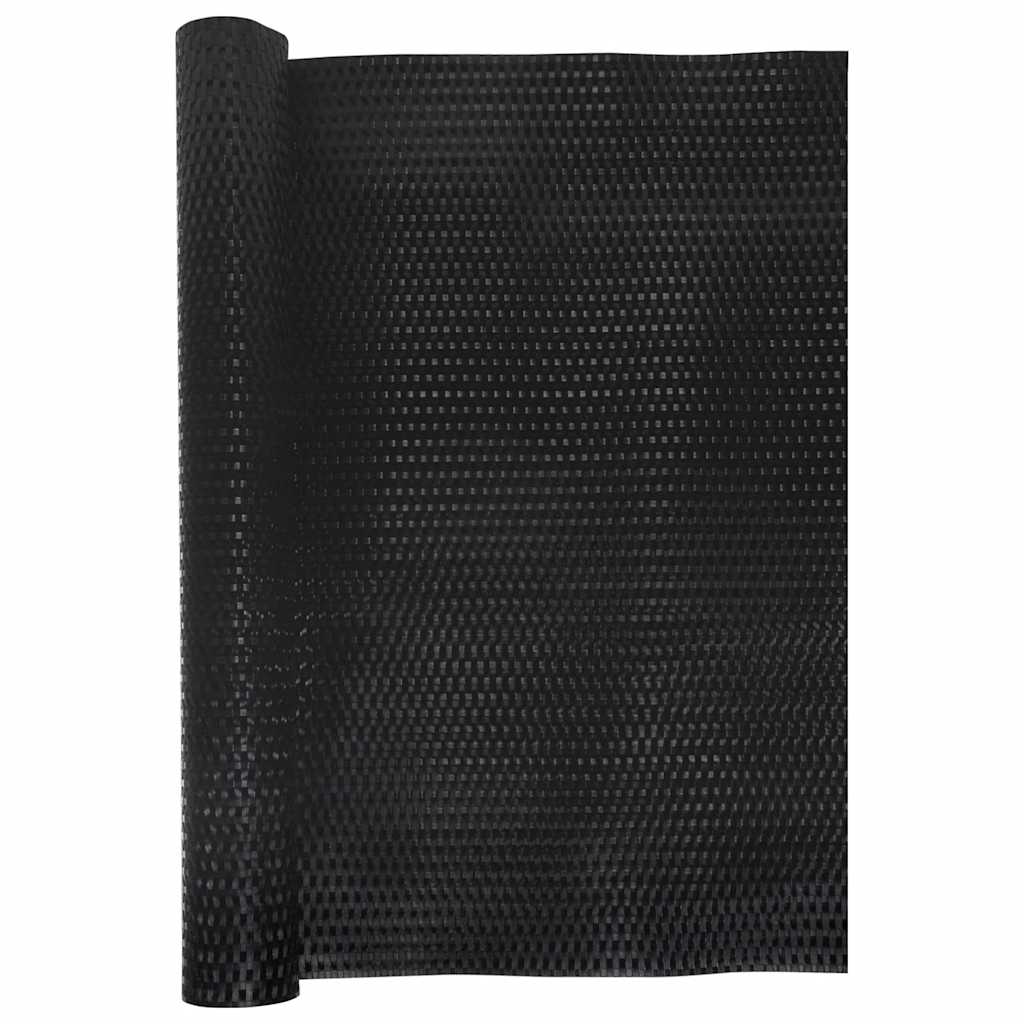 Balcony Screen Black 500x100 cm Poly Rattan