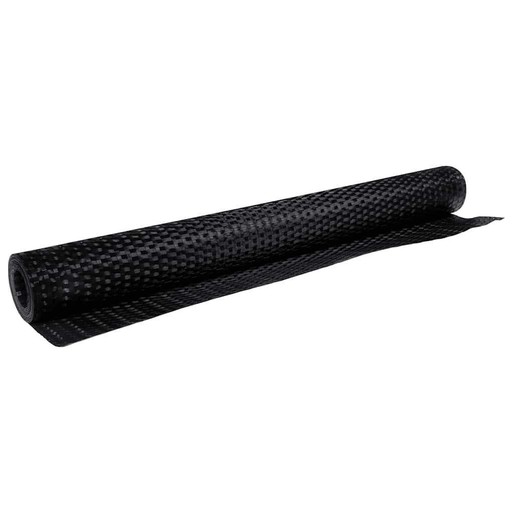 Balcony Screen Black 500x100 cm Poly Rattan