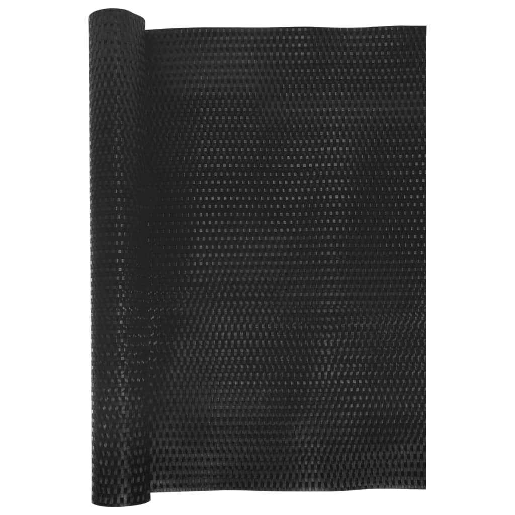 Balcony Screen Black 600x90 cm Poly Rattan