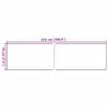 Balcony Screens 5 pcs Anthracite 255x19 cm Poly Rattan