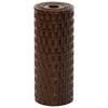 Balcony Screens 5 pcs Brown and Black 255x19 cm Poly Rattan