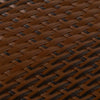 Balcony Screens 5 pcs Brown and Black 255x19 cm Poly Rattan