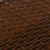 Balcony Screens 10 pcs Brown and Black 255x19 cm Poly Rattan