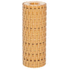 Balcony Screens 5 pcs Light Brown 255x19 cm Poly Rattan