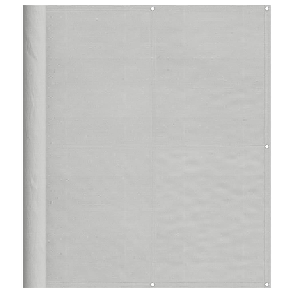 Balcony Screen Light Grey 120x400 cm 100% Polyester Oxford