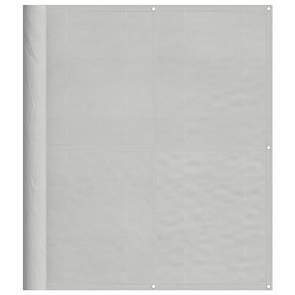 Balcony Screen Light Grey 120x700 cm 100% Polyester Oxford