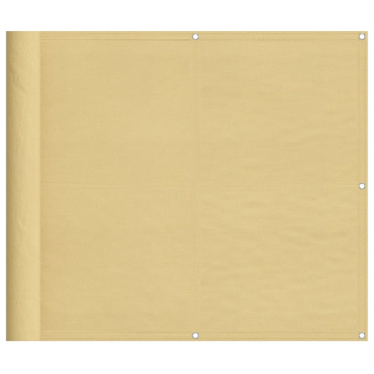 Balcony Screen Sand 90x600 cm 100% Polyester Oxford