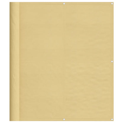 Balcony Screen Sand 120x700 cm 100% Polyester Oxford