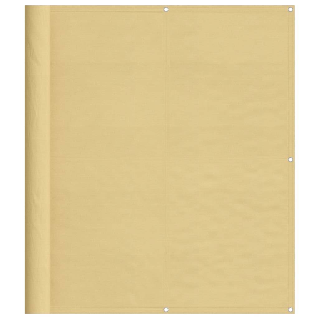 Balcony Screen Sand 120x1000 cm 100% Polyester Oxford