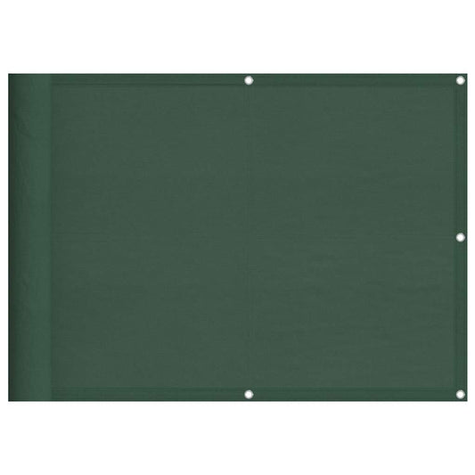 Balcony Screen Dark Green 75x700 cm 100% Polyester Oxford
