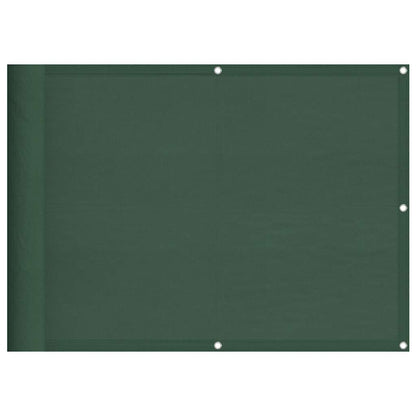 Balcony Screen Dark Green 75x800 cm 100% Polyester Oxford