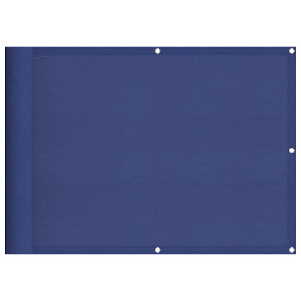 Balcony Screen Blue 75x700 cm 100% Polyester Oxford