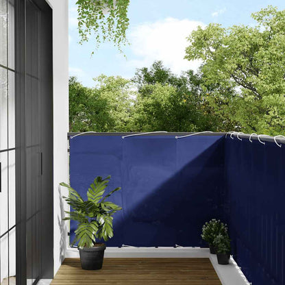 Balcony Screen Blue 120x700 cm 100% Polyester Oxford