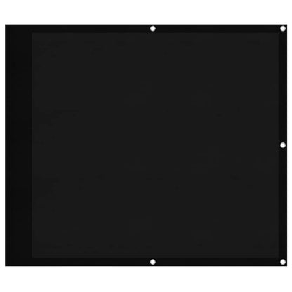 Balcony Screen Black 90x700 cm 100% Polyester Oxford