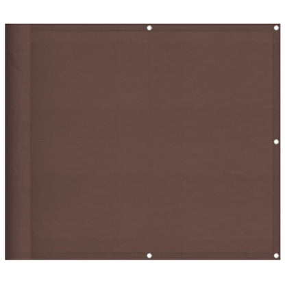 Balcony Screen Brown 90x800 cm 100% Polyester Oxford