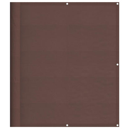 Balcony Screen Brown 120x700 cm 100% Polyester Oxford