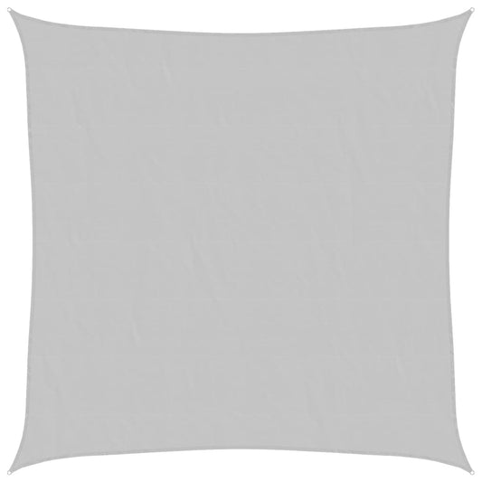 Sun Shade Sail Light Grey 3x3 m 100% Polyester Oxford