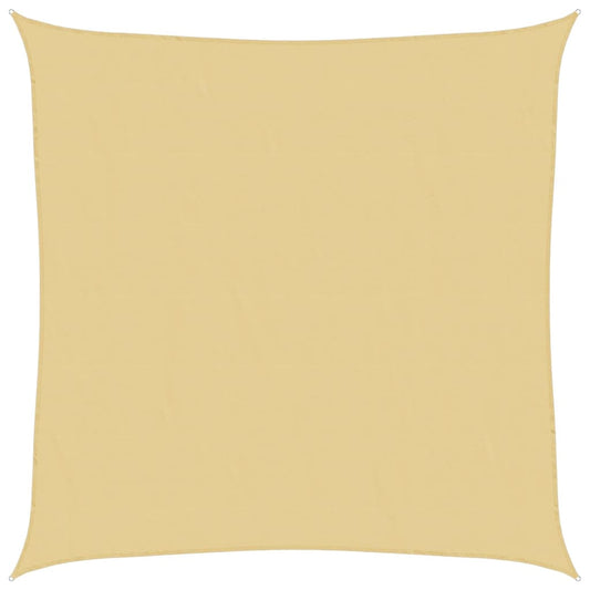 Sun Shade Sail Sand 3x3 m 100% Polyester Oxford