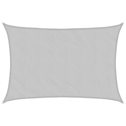 Sun Shade Sail Light Grey 2.5x2 m 100% Polyester Oxford