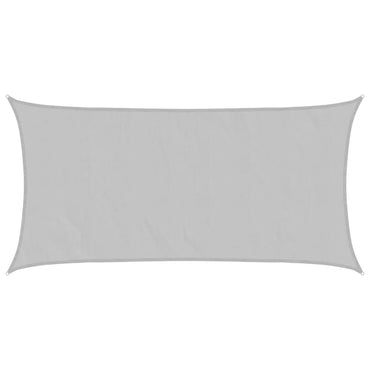 Sun Shade Sail Light Grey 4x2 m 100% Polyester Oxford