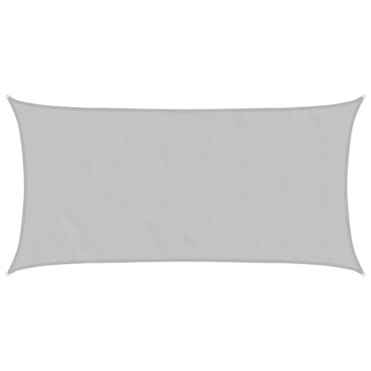 Sun Shade Sail Light Grey 4x2 m 100% Polyester Oxford