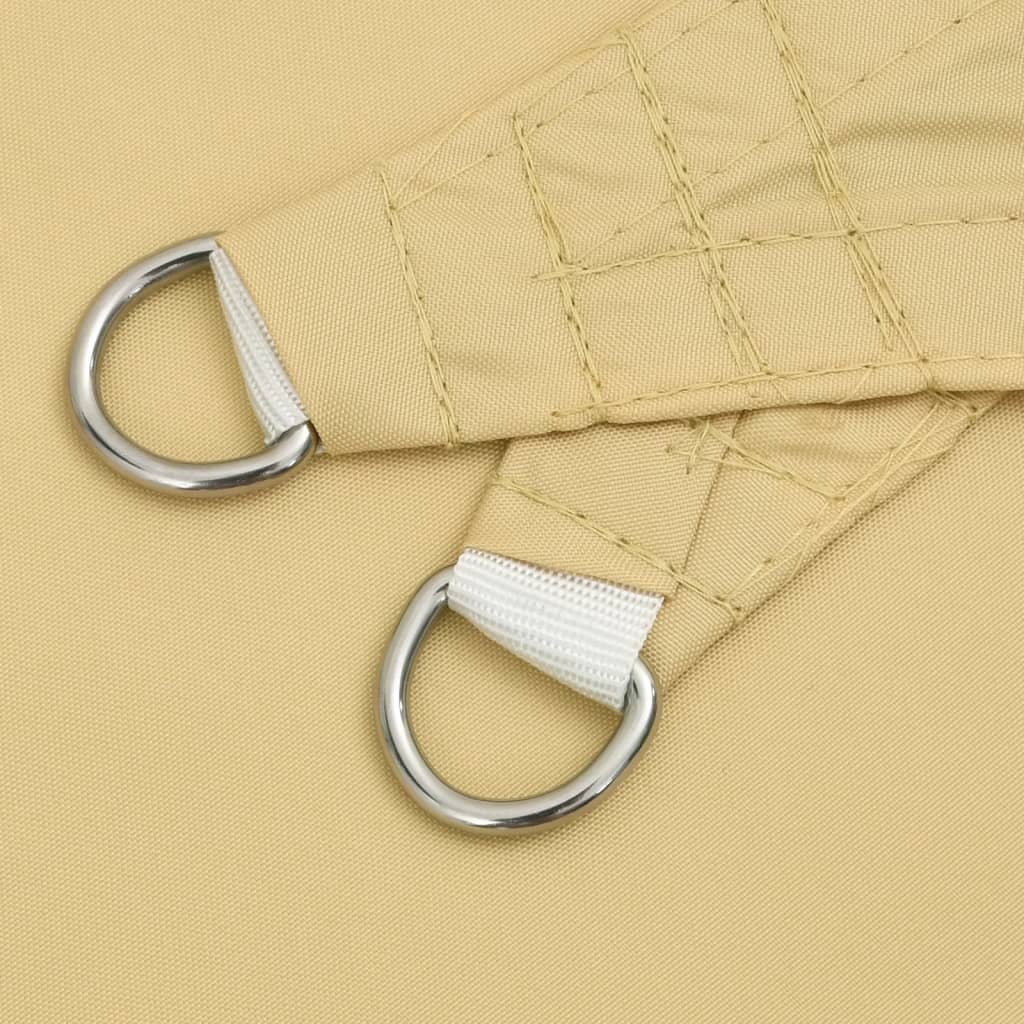 Sun Shade Sail Sand 4x3 m 100% Polyester Oxford
