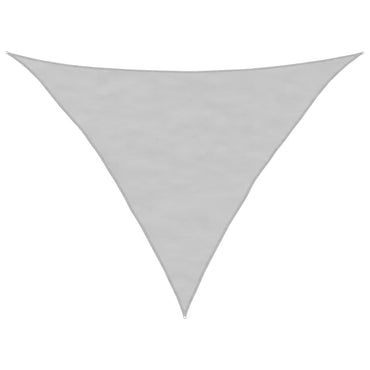 Sun Shade Sail Light Grey 2.5x2.5x3.5 m 100% Polyester Oxford