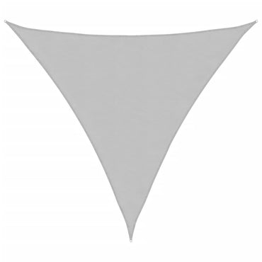 Sun Shade Sail Light Grey 3x3x3 m 100% Polyester Oxford