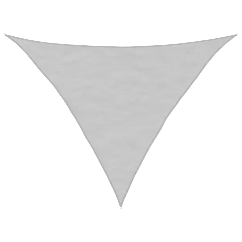 Sun Shade Sail Light Grey 3x3x4.24 m 100% Polyester Oxford