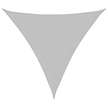 Sun Shade Sail Light Grey 4x4x4 m 100% Polyester Oxford