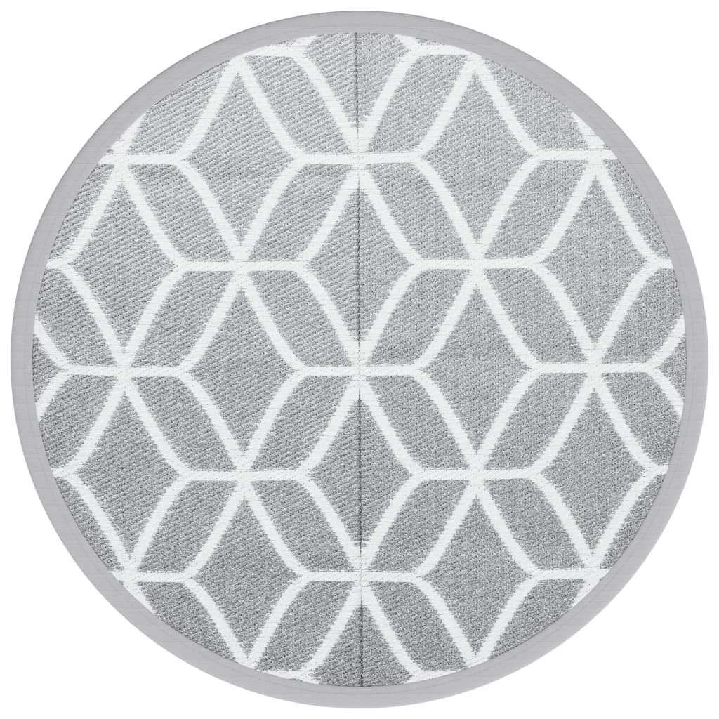 Outdoor Carpet ARAKIL Grey Ø160 cm PP
