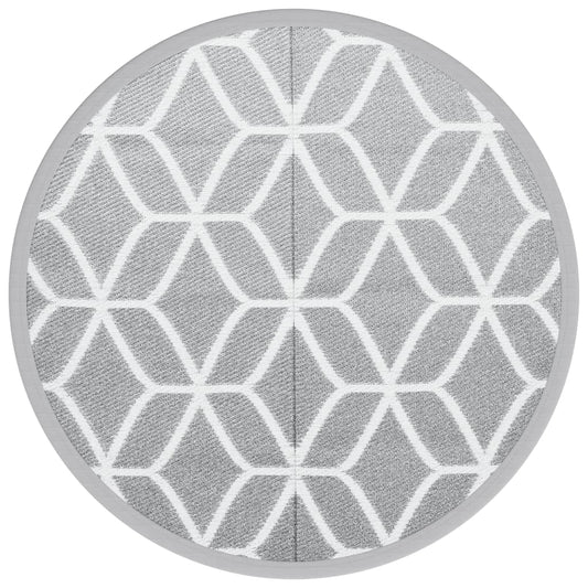Outdoor Carpet ARAKIL Grey Ø160 cm PP