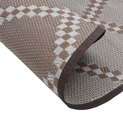 Outdoor Carpet ARAKIL Brown Ø200 cm PP