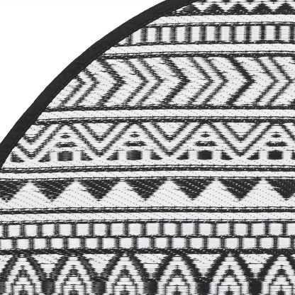 Outdoor Carpet ARAKIL Black Ø160 cm PP