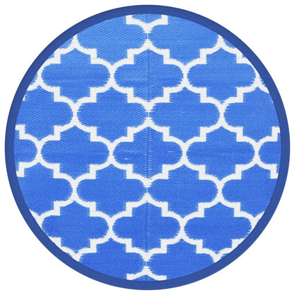 Outdoor Carpet ARAKIL Blue Ø120 cm PP